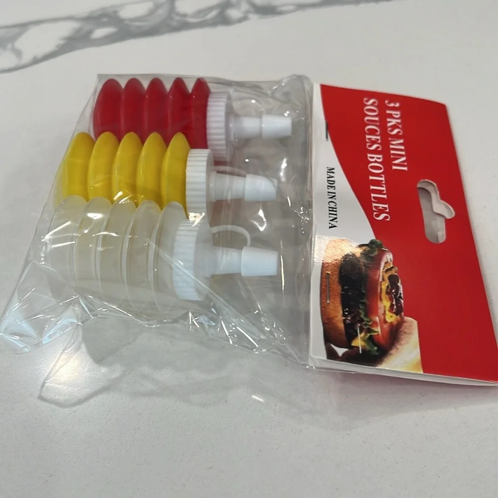 3PKS Mini Souces Bottles.